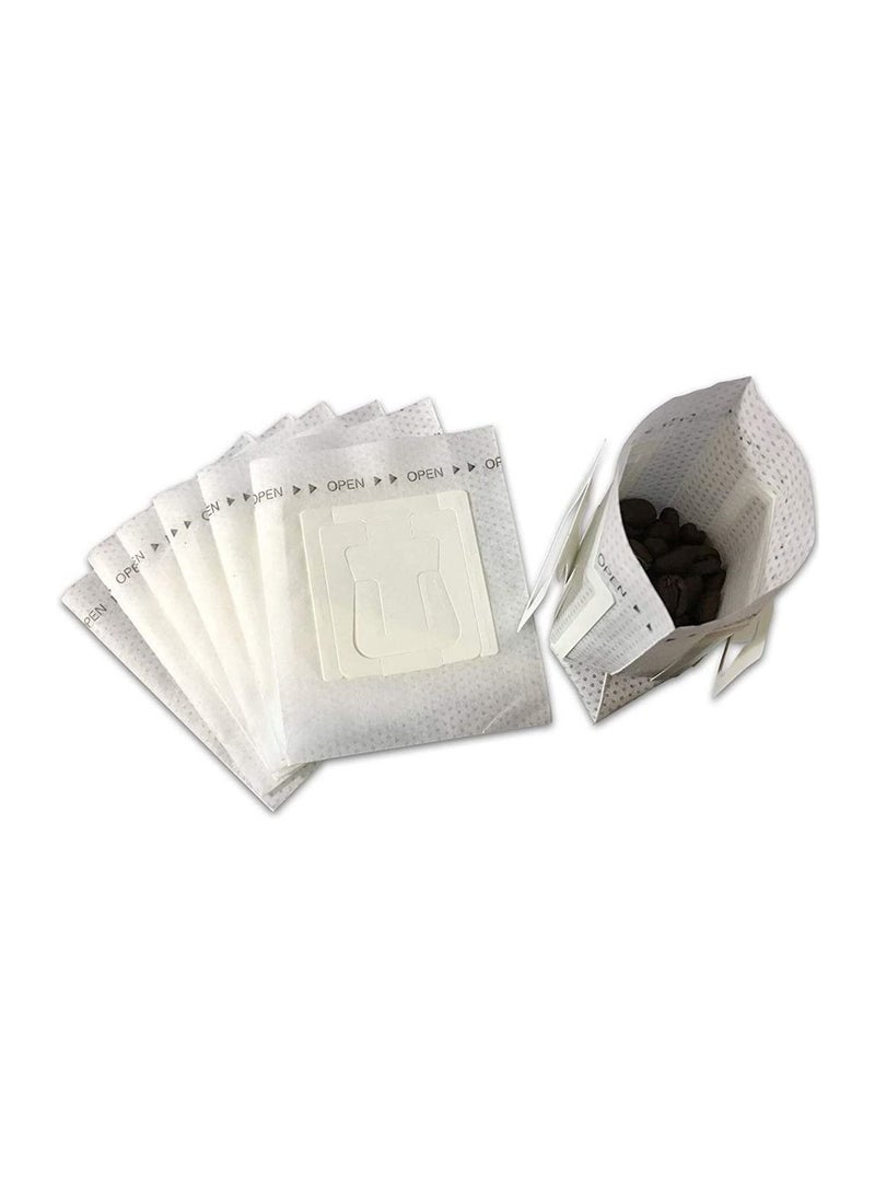 NIBEMINENT Portable Coffee Filter Paper Bag, 50 Pcs Hanging Ear Drip Bag Single Serve Disposable for Travel, Camping, Home, Office - Image 5