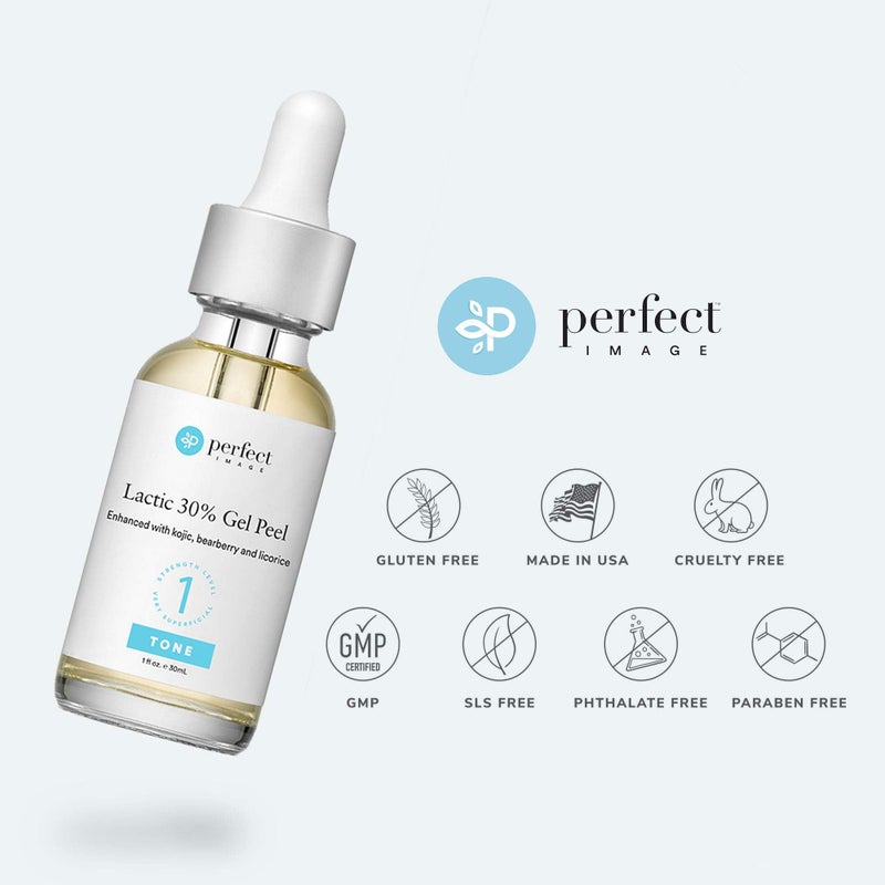 PERFECT IMAGE Lactic Gel Peel - Enhanced with Kojic, Bearberry, Licorice, and Botanicals (30% Strength) - Image 4