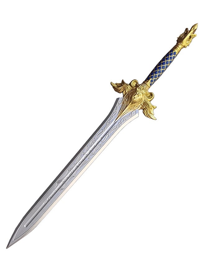 Freegallops Golden Lion King Shield and Sword Set - Large PU Medieval Role Play Costume for Kids & Adults, Father-Son Knight Toy, Fantasy Battle Pretend Play Prop - Image 2