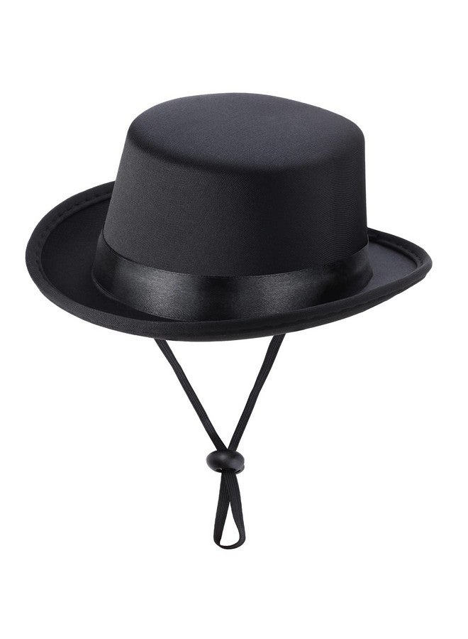 Yewong 2 Pieces Pet Formal Accessories Set  Pet Top Hat With Pet Formal Necktie/Bowtie Birthday Party Gradation Halloween Costumes Accessories For Dog Cat (BlackA) One Size - Image 2