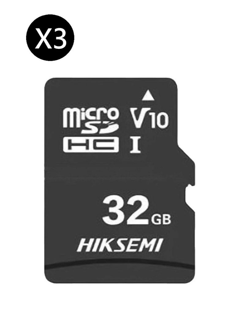 HIKSEMI Bundle Of 3 Micro Sd Card NEO ADAPTER  HS-TF-c1-32GB