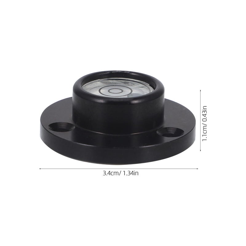 Round Spirit Level Compact Precision Bubble Level for Golfing RV Picture Hanging DIY Home Office Use - Image 3