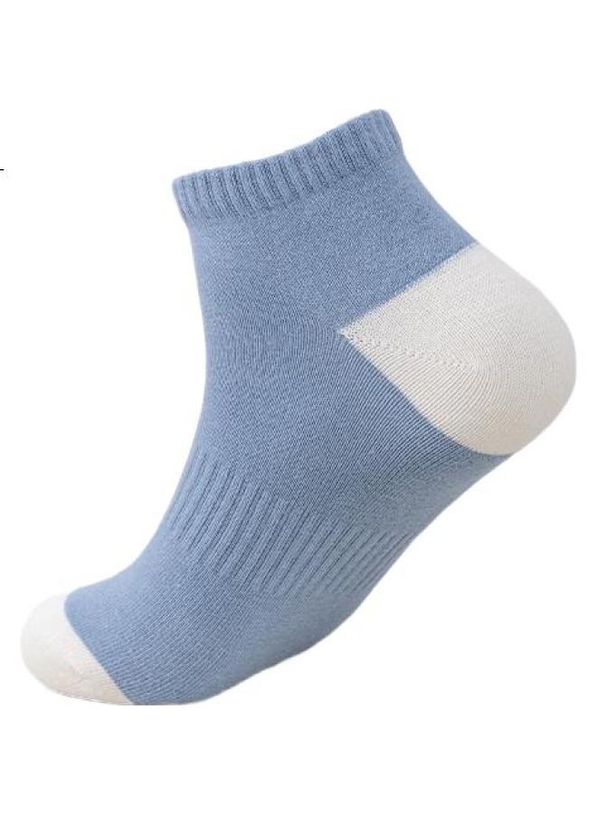 Modal 6 Pairs Men'S Cotton Socks Summer Thin 7A Antibacterial Odor-Resistant Breathable Short Tube Socks Student Four Seasons Sports Socks - Image 1