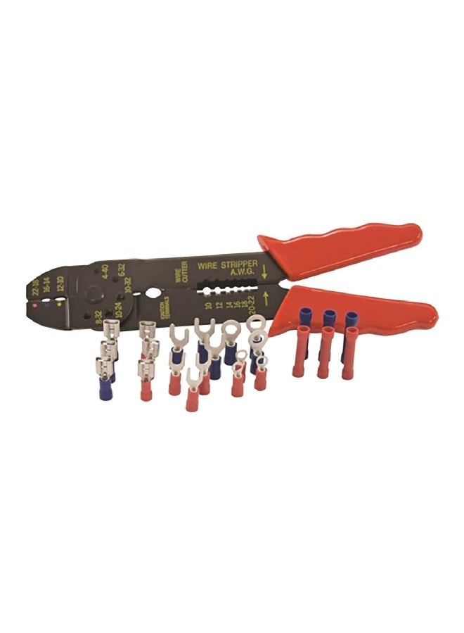 Gardner Bender 10-20GA Secure Grip Sturdy Handle Wire Stripper Red and Black 9.6 x 26.8 x 1.8 cm GS-67K - Image 4