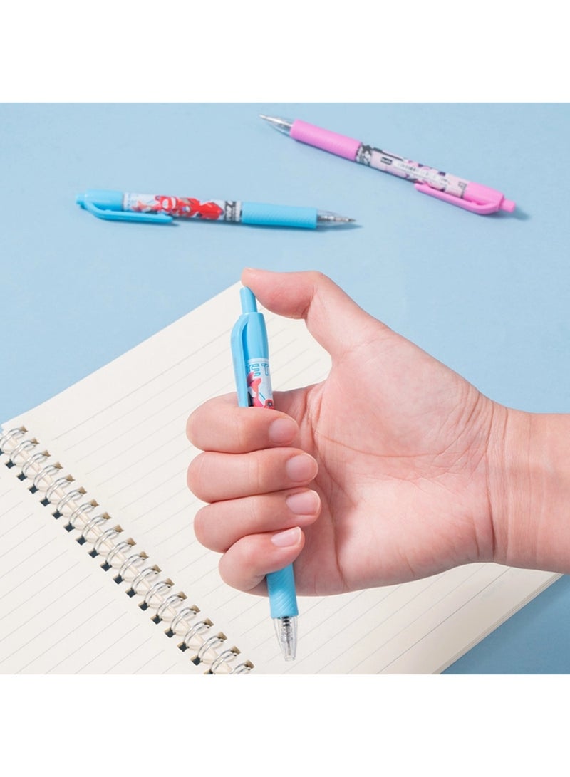 Deli 12-Piece Super Wings Ballpoint Pen 0.7mm Tip Blue Ink - Image 3