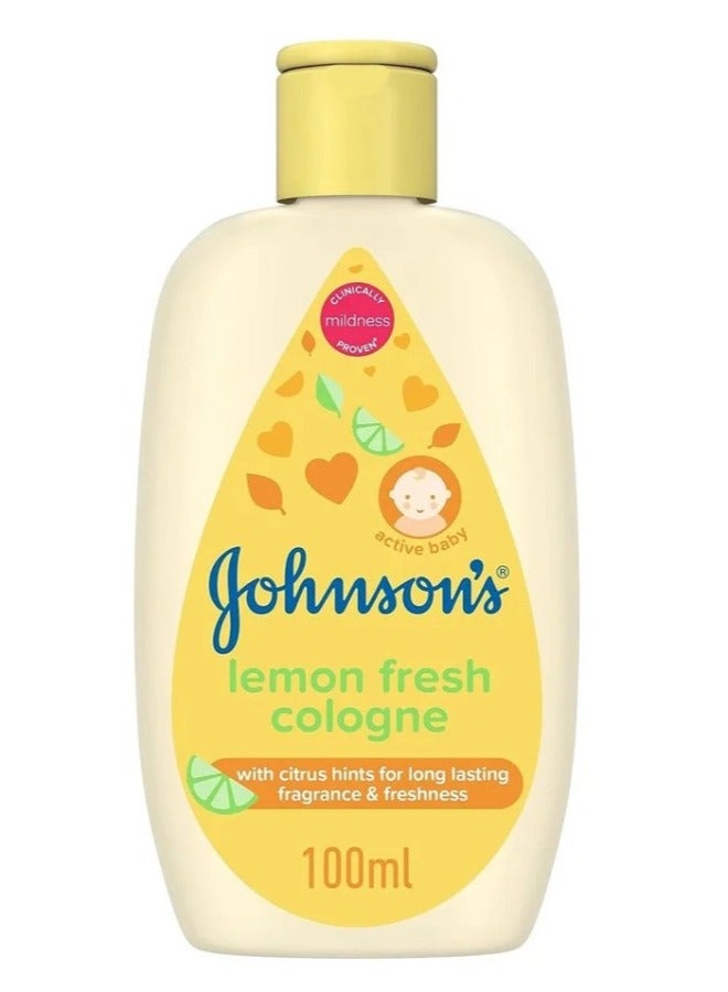Johnson's Lemon Fresh Cologne 100 Ml - Image 2