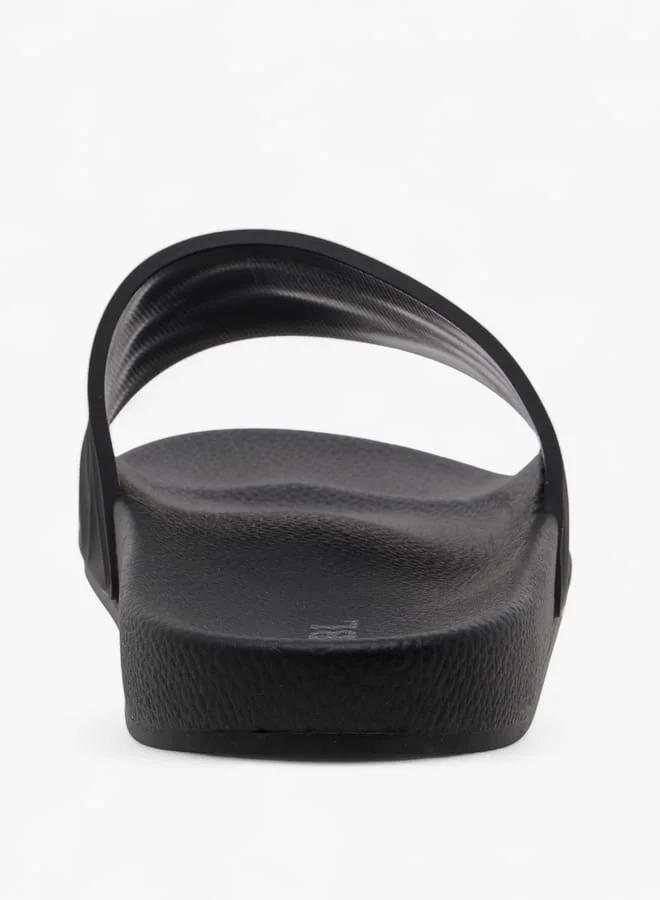 LBL by Shoexpress Men Textured Slip-On Slides
