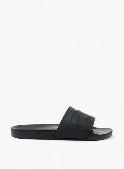 LBL by Shoexpress Men Textured Slip-On Slides