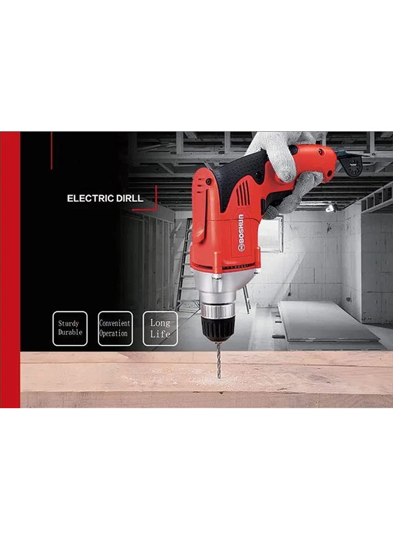 Boshun Boshun 550W Electric Corded Drill Machine 10mm Chuck Wood Metal Work Power Tool BS6011  - Image 4