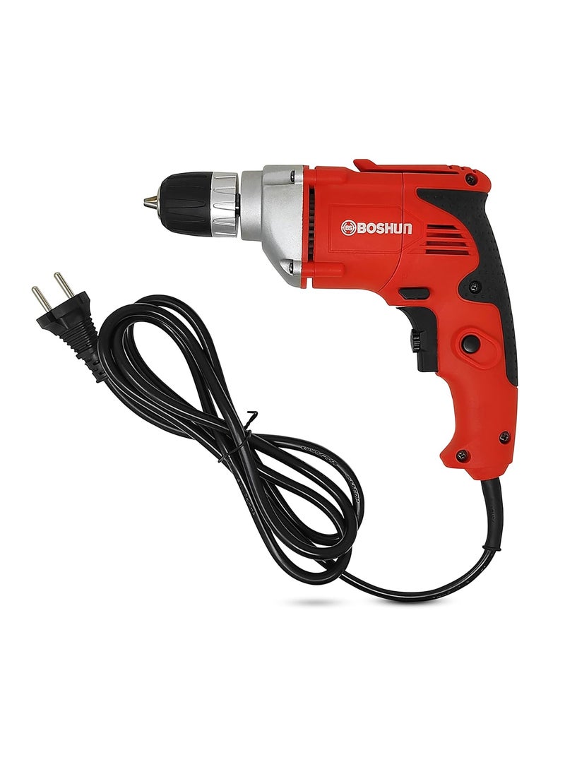 Boshun Boshun 550W Electric Corded Drill Machine 10mm Chuck Wood Metal Work Power Tool BS6011  - Image 3