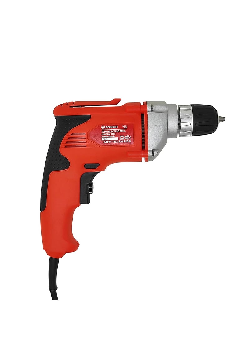 Boshun Boshun 550W Electric Corded Drill Machine 10mm Chuck Wood Metal Work Power Tool BS6011  - Image 2