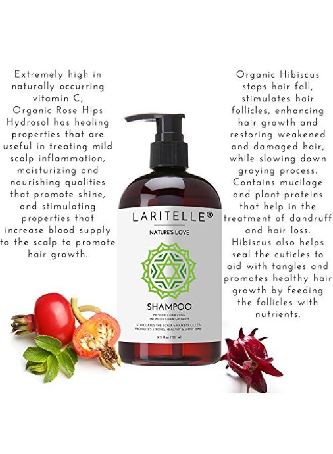 Laritelle Organic Shampoo 175 Oz ; Organic Quinoa + Keratin + Follicle Stimulating Rosemary Ginger & Grapefruit ; Hair Loss Prevention Clarifying Softening Strengthening ; No Gmo Vegan - Image 4