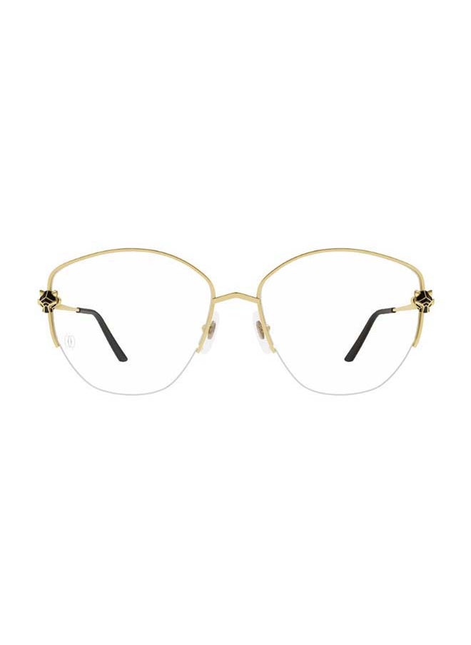 Cartier - Women's Eyeglass Frames CT0370O 001 57 - Lens Size: 57 millimeter - Image 1