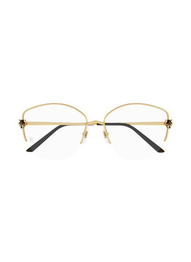 Cartier - Women's Eyeglass Frames CT0370O 001 57 - Lens Size: 57 millimeter - Image 1