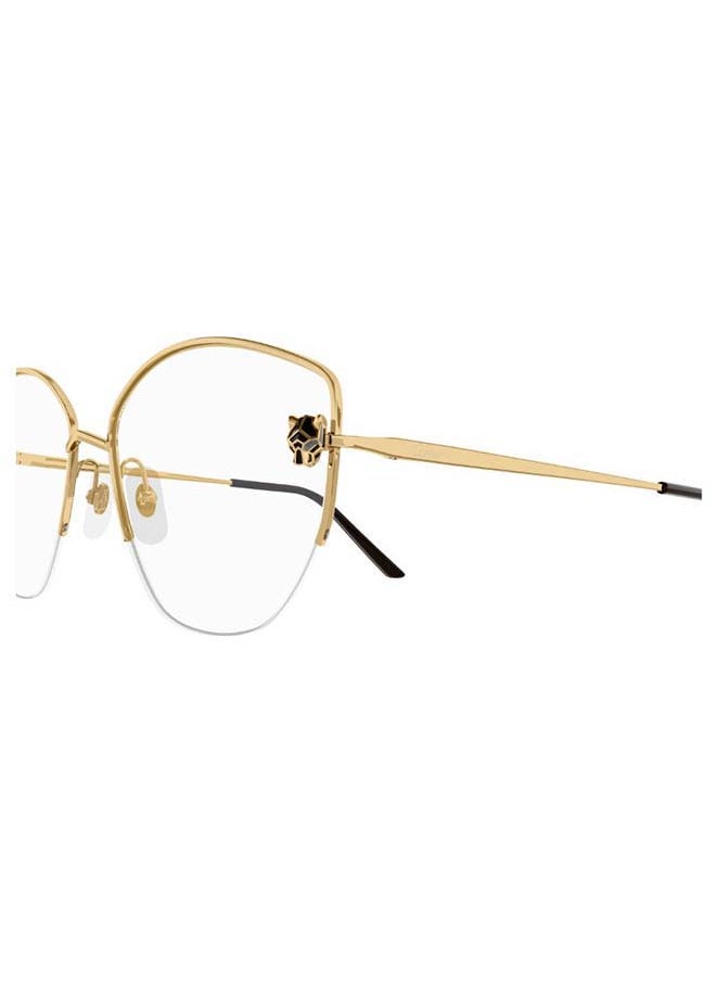Cartier - Women's Eyeglass Frames CT0370O 001 57 - Lens Size: 57 millimeter - Image 1