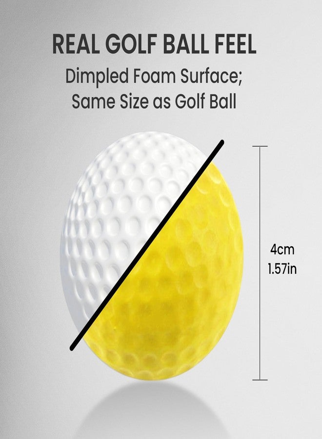 FINGER TEN (24PCS, Mixed) - FingerTen Golf Balls Practise Foam Value 12Pcs/24Pcs,Soft Elastic Restricted Flight Indoors and Outdoors Training Aid Ball - Image 5