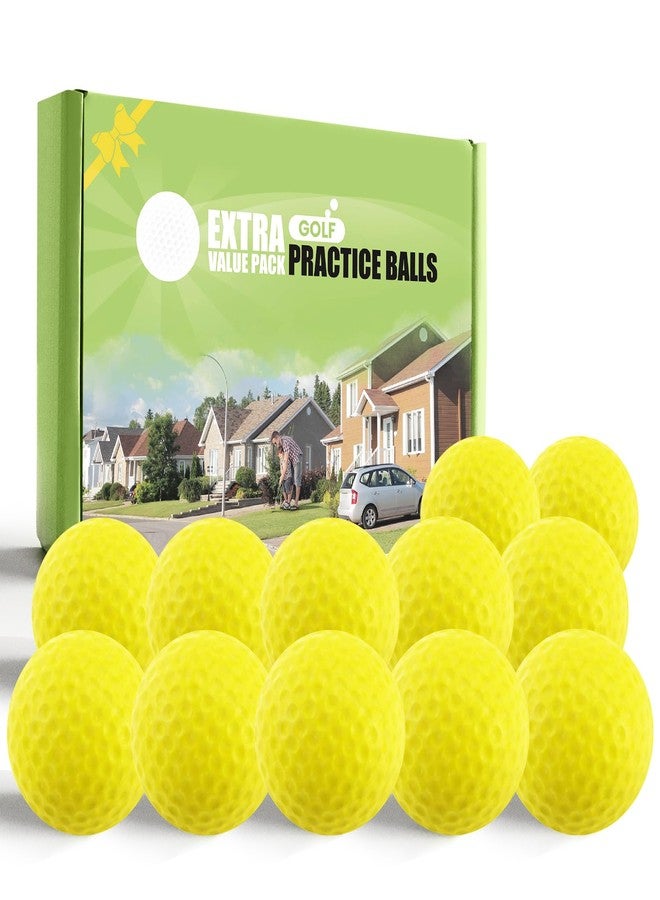 FINGER TEN (24PCS, Mixed) - FingerTen Golf Balls Practise Foam Value 12Pcs/24Pcs,Soft Elastic Restricted Flight Indoors and Outdoors Training Aid Ball - Image 1