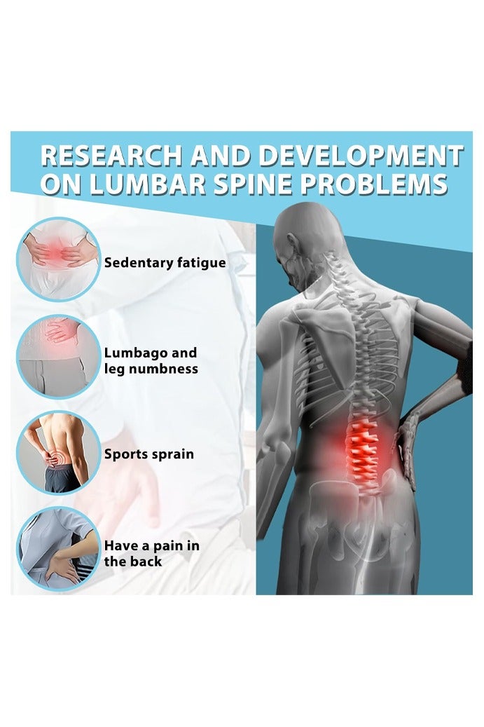 OLYSON Back Brace for Men and Women,Adjustable Waist Trainer, Anti Skid Mesh Adjustable Back Lumbar Waist Support Belt Lower for Back Pain Relief (Size: M) - Image 5