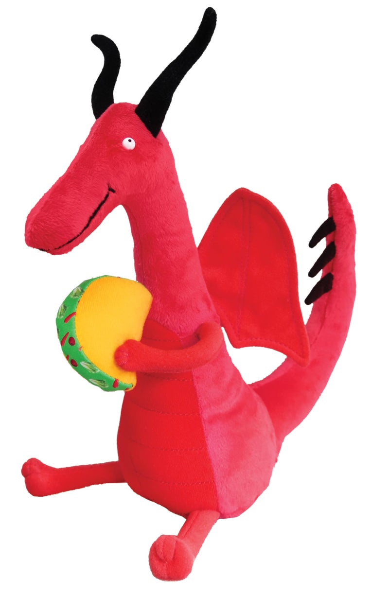 MerryMakers Dragons Love Tacos Plush Doll 10Inch Red - Image 3