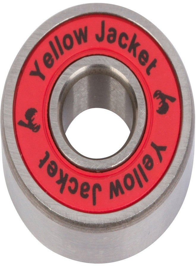 يلو جاكيت محامل ألواح التزلج الممتازة من يلو جاكيت، محامل ألواح التزلج الطويلة الاحترافية، 608، ABEC 11، لون أحمر سباق (عبوة من 8 قطع) - Image 3