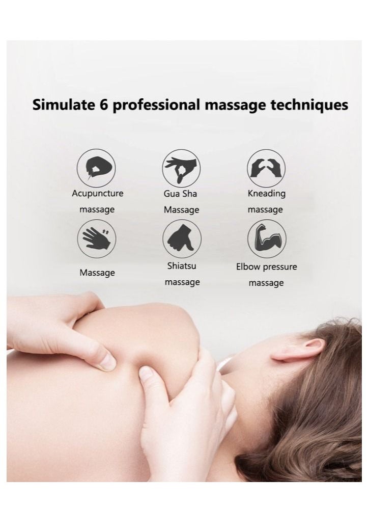 REACLOUD 2 Pack Microcurrent EMS Mini Electric Shoulder and Neck Physiotherapy Massager for Muscle Pain Relief Portable Mini Electric EMS Neck Massager  - Image 4