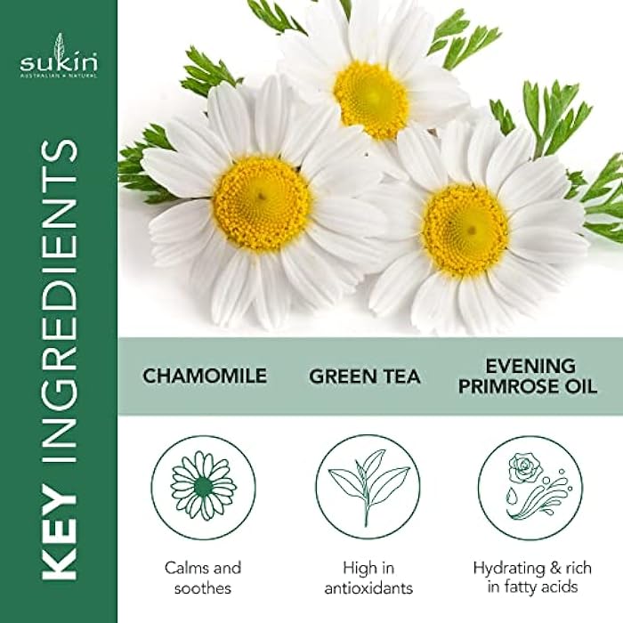 Sukin Foaming Facial Cleanser Pump, Gentle Gel Cleanser with Green Tea, Aloe Vera & Chamomile to Purify, Soothe & Tighten Skin, 4.23 Fl Oz - Image 5