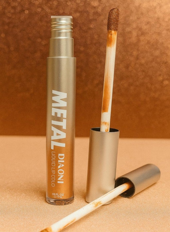 MAKE UP FOR LIFE Metal Diaoni Liquid Lip Color - High-Shine Metallic Finish, Long-Lasting, Smudge-Proof & Lightweight Lip Stain for Bold Glamorous Lips - Image 1