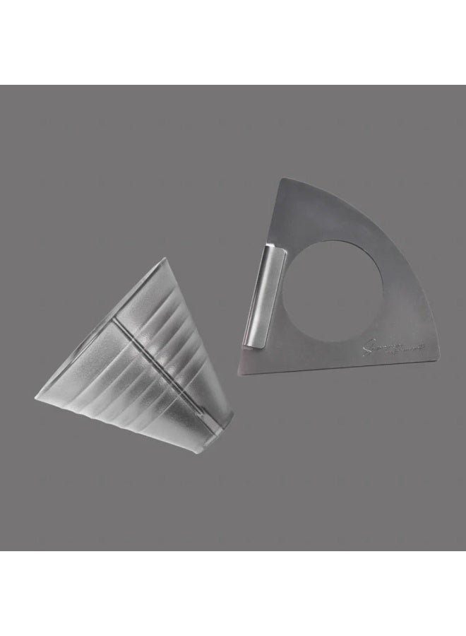 سوبريما إنسترومنتس قطارة Suprima Instruments SD1R شفافة – مصنوعة من البولي كربونات الغذائي مع مسطرة من الفولاذ المقاوم للصدأ، سعة 1-2 كوب، صانعة قهوة دقيقة - Image 3