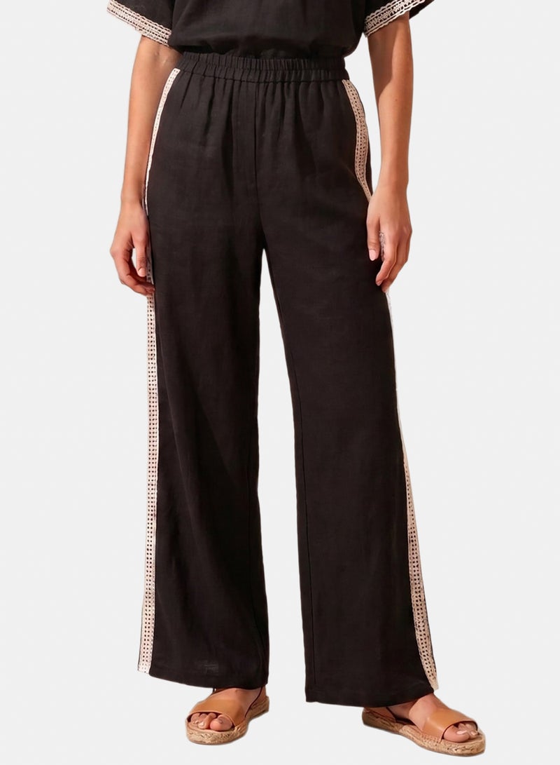 Carina Side-Embroidered Pants - Image 1