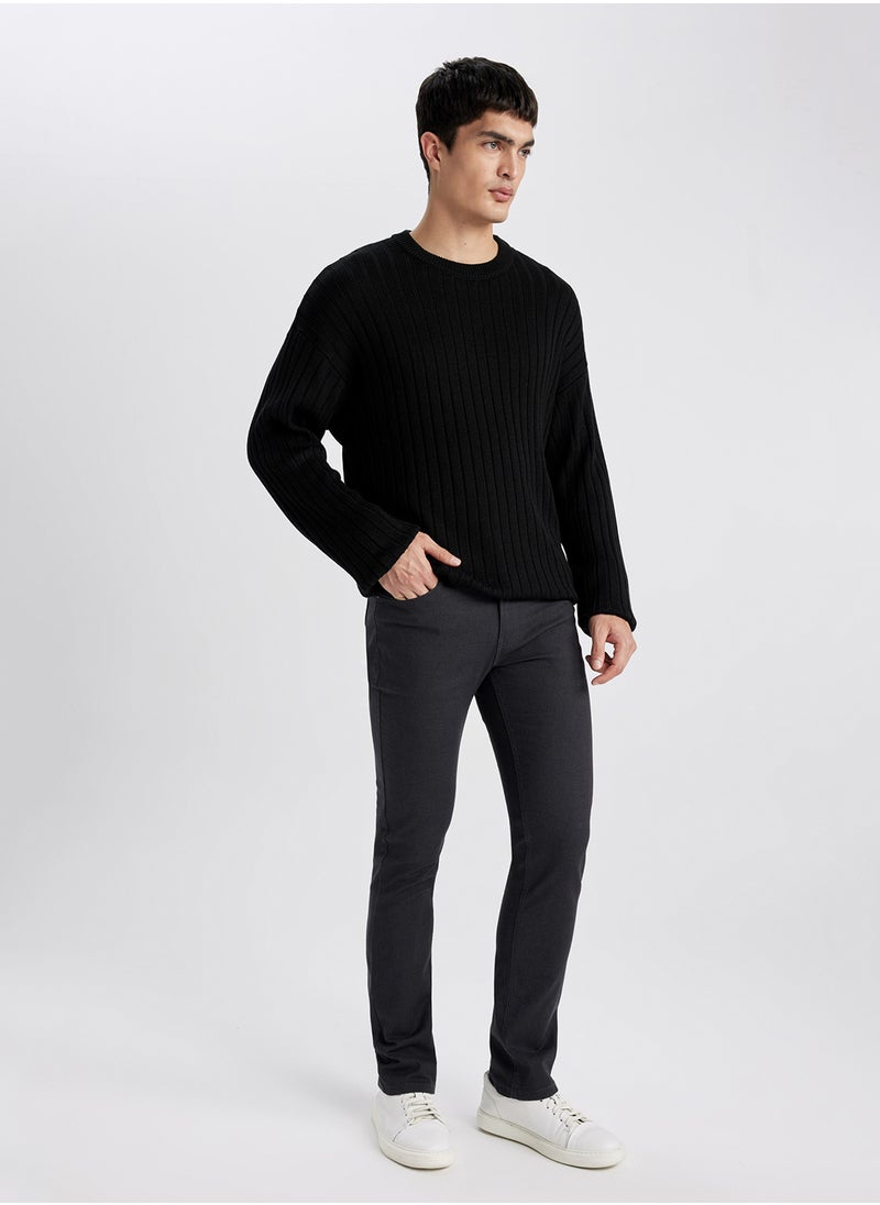 DeFacto - Relax Fit Crew Neck Sweater - Image 1