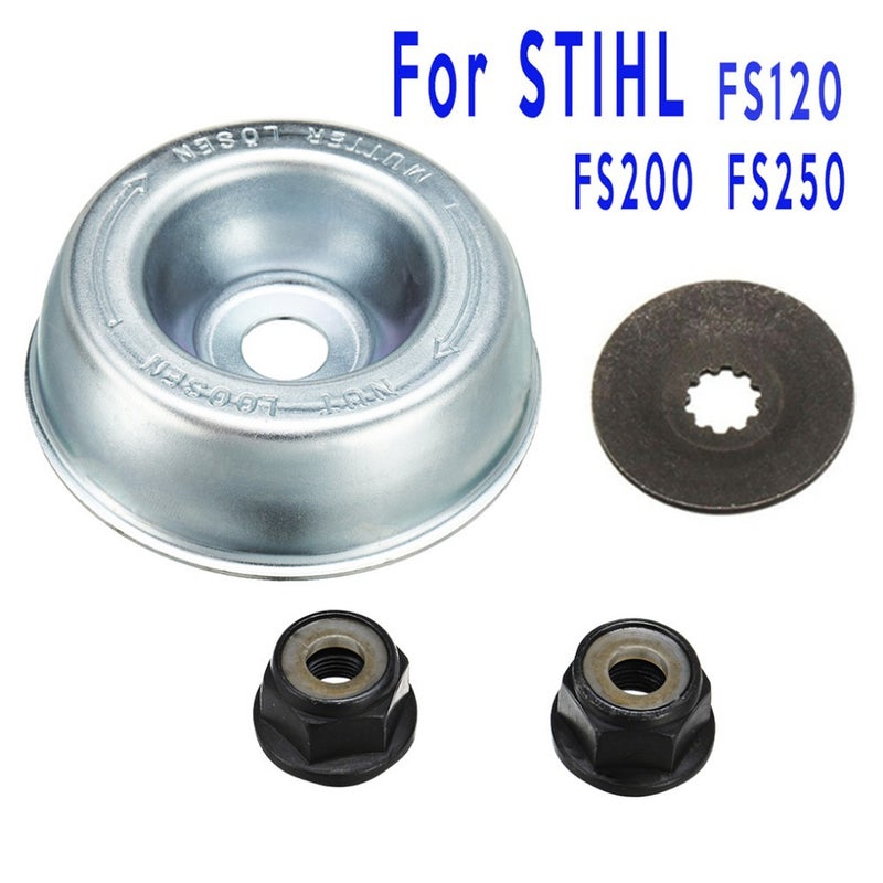 مجموعة 4 قطع غطاء وحشي لمجموعة ترس رأس العمل FS 120 130 130R 200 250 55 (حزمة ب من ستيل 5 قطع) - Image 3
