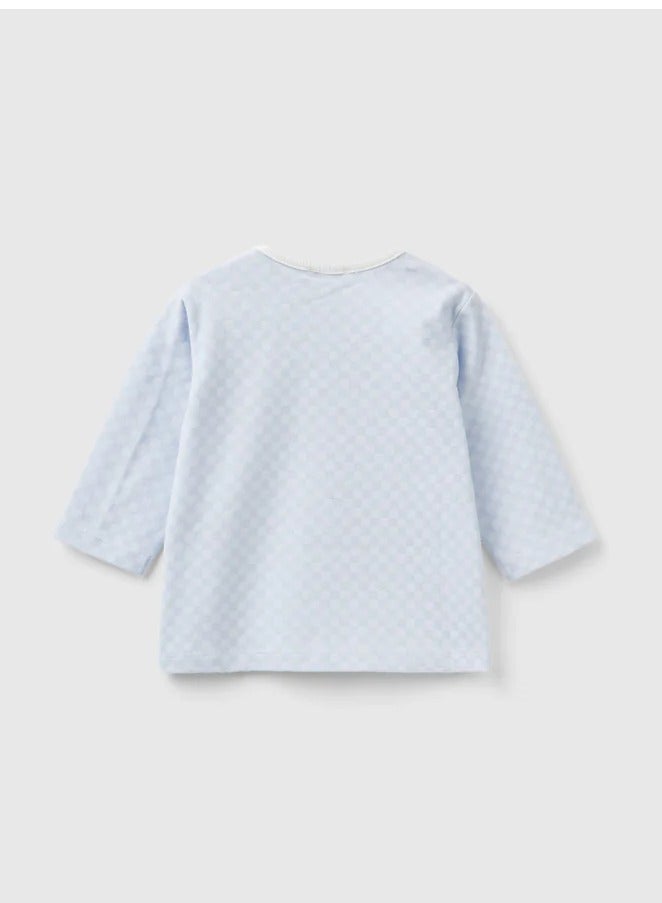 UNITED COLORS OF BENETTON Optical T-Shirt With Teddy Bear Print - 0-1 Month - Image 2