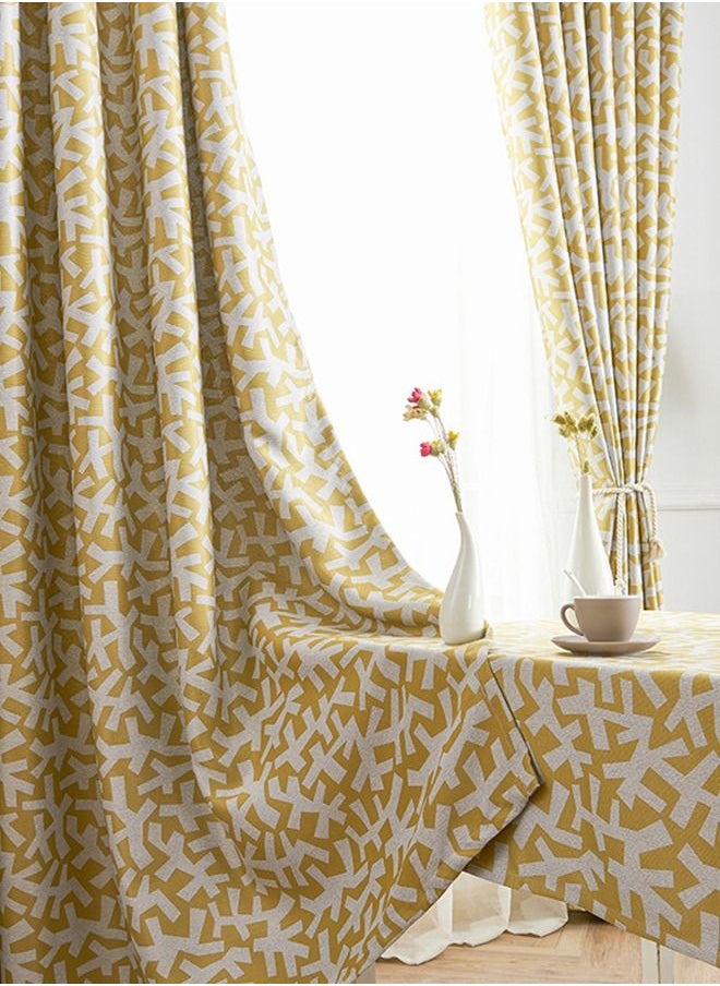 Arabest - Tree Branch Printed Blackout Curtain 2x2.7m - Image 1