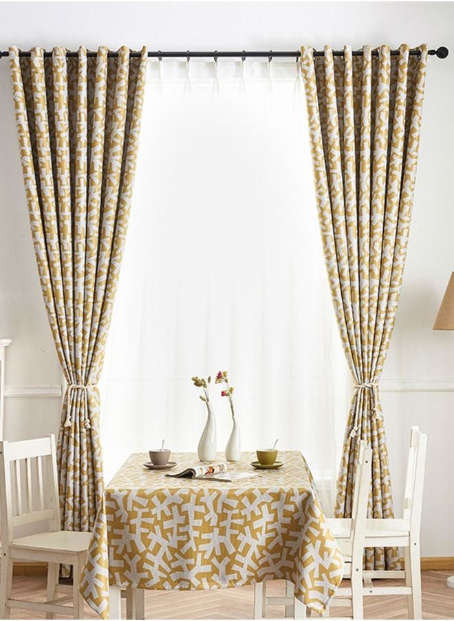 Arabest - Tree Branch Printed Blackout Curtain 2x2.7m - Image 1