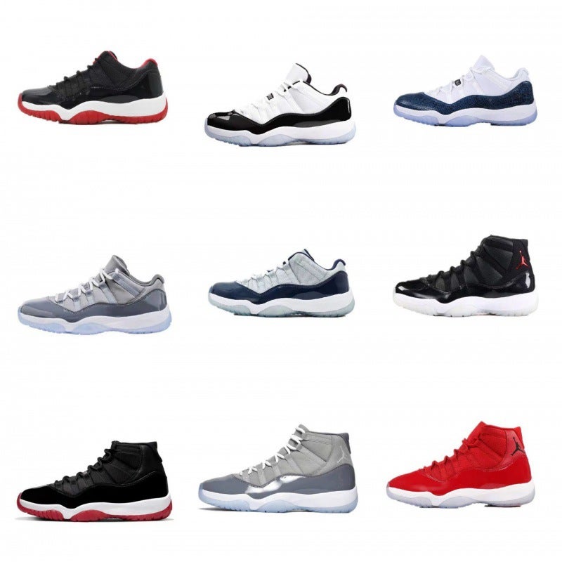 Putian Company-Level Version Of Aj11 Big Devil Bugs Bunny Classic Baby'S Breath Kang Buckle Black And White High And Low Basketball Shoes - Image 2