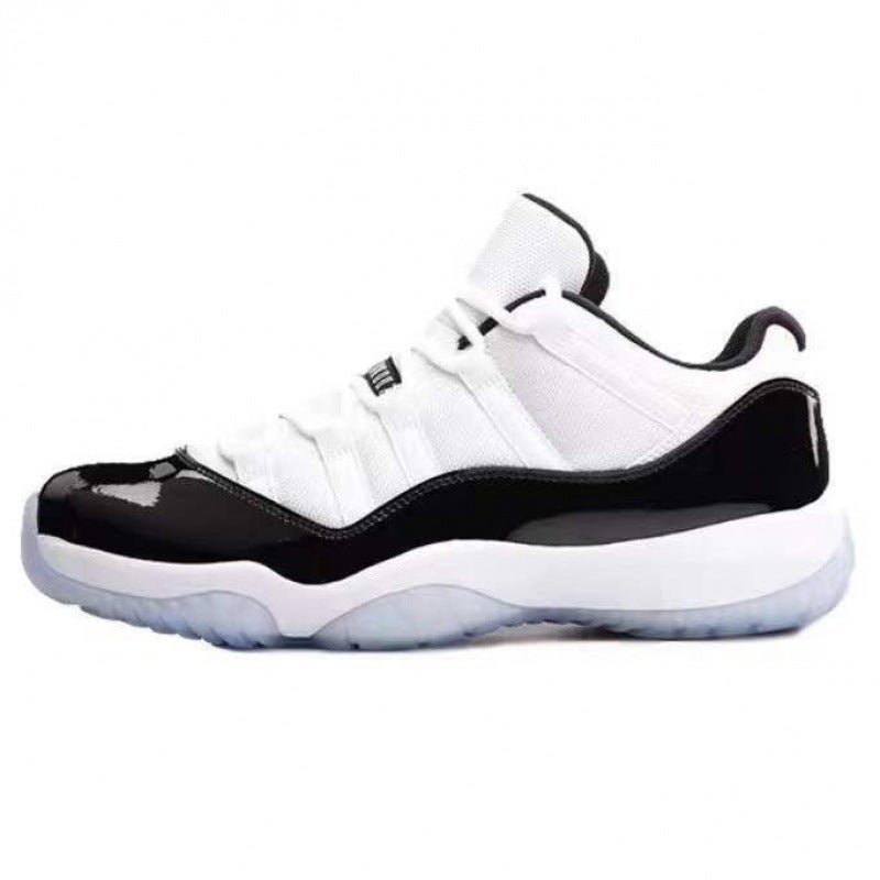 Putian Company-Level Version Of Aj11 Big Devil Bugs Bunny Classic Baby'S Breath Kang Buckle Black And White High And Low Basketball Shoes - Image 3