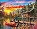 Springboks 1500 Piece Jigsaw Puzzle Cabin Evening Sunset  Made in USA - Image 4