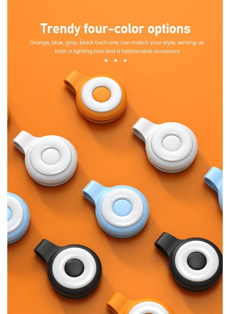 Magnetic mobile phone fill light with selfie mirror, 5-level color temperature adjustment, portable night shooting assistant - Image 2