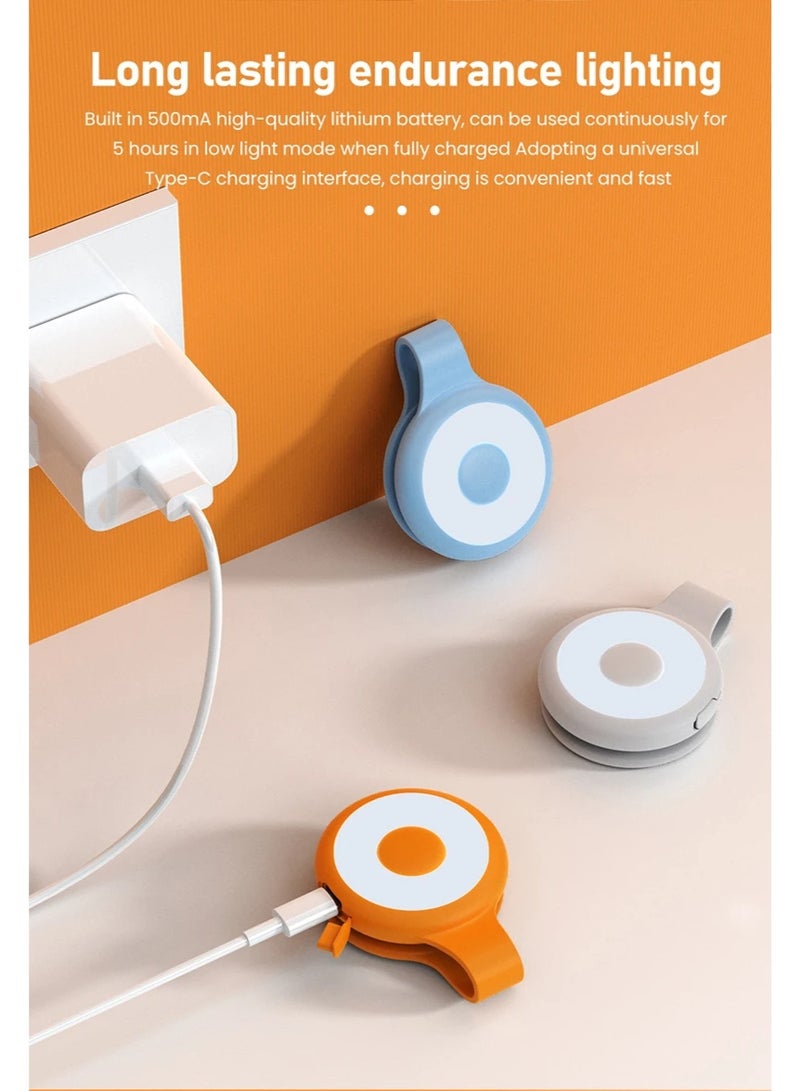 Magnetic mobile phone fill light with selfie mirror, 5-level color temperature adjustment, portable night shooting assistant - Image 3