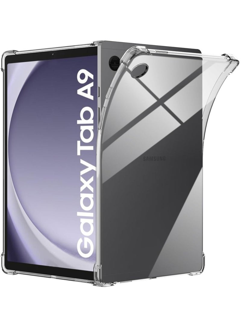 MIGOFAST Clear Case Cover Compatible Samsung Galaxy Tab A9 8.7  Airbag Drop Protection  Silicone TPU Shockproof Anti-Scratch Slim-Fit Shell Case - Image 1