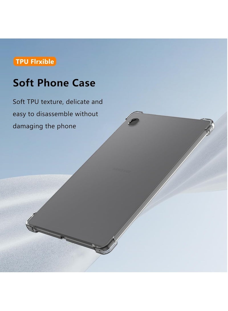 MIGOFAST Clear Case Cover Compatible Samsung Galaxy Tab A9 8.7  Airbag Drop Protection  Silicone TPU Shockproof Anti-Scratch Slim-Fit Shell Case - Image 4
