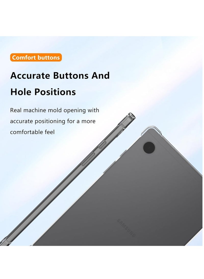 MIGOFAST Clear Case Cover Compatible Samsung Galaxy Tab A9 8.7  Airbag Drop Protection  Silicone TPU Shockproof Anti-Scratch Slim-Fit Shell Case - Image 5