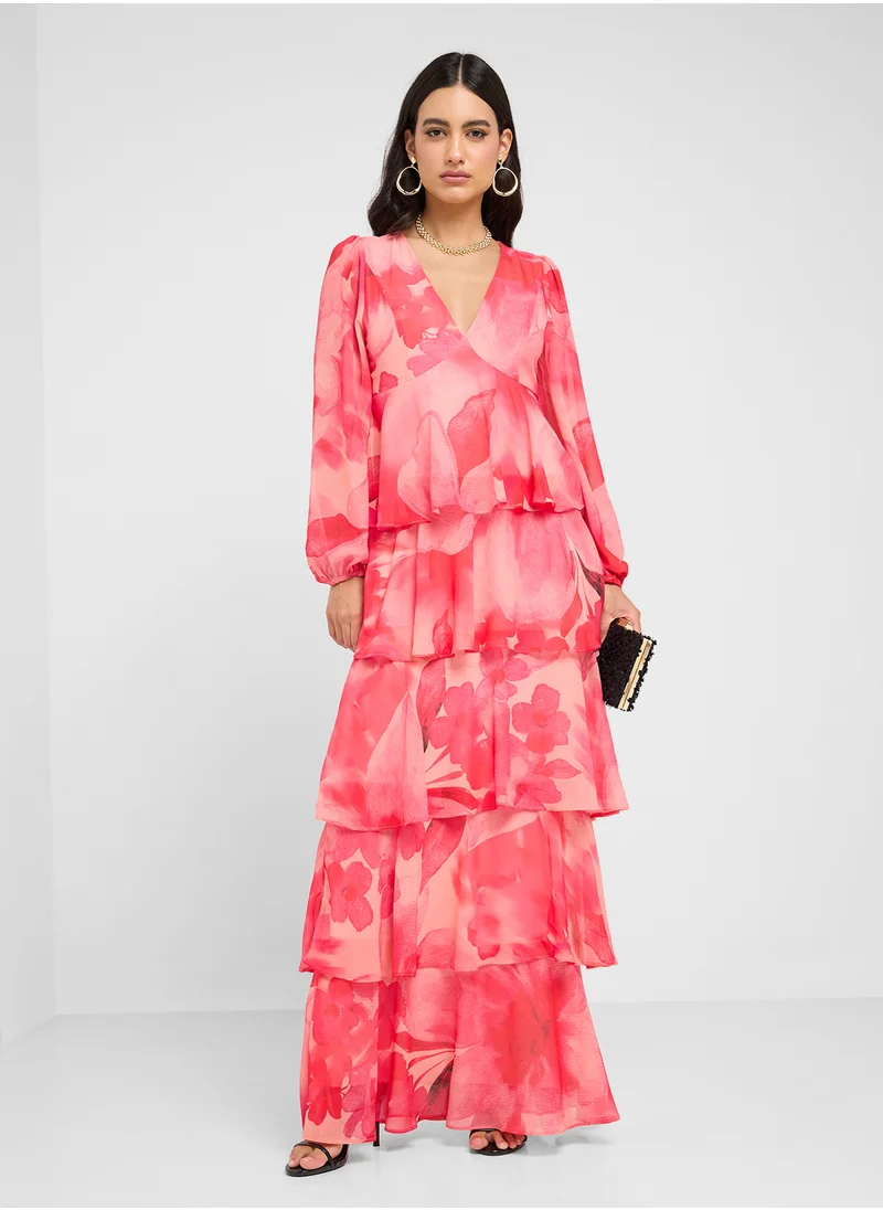 بريتي لافيش Ashton Ruffle Maxi Dress