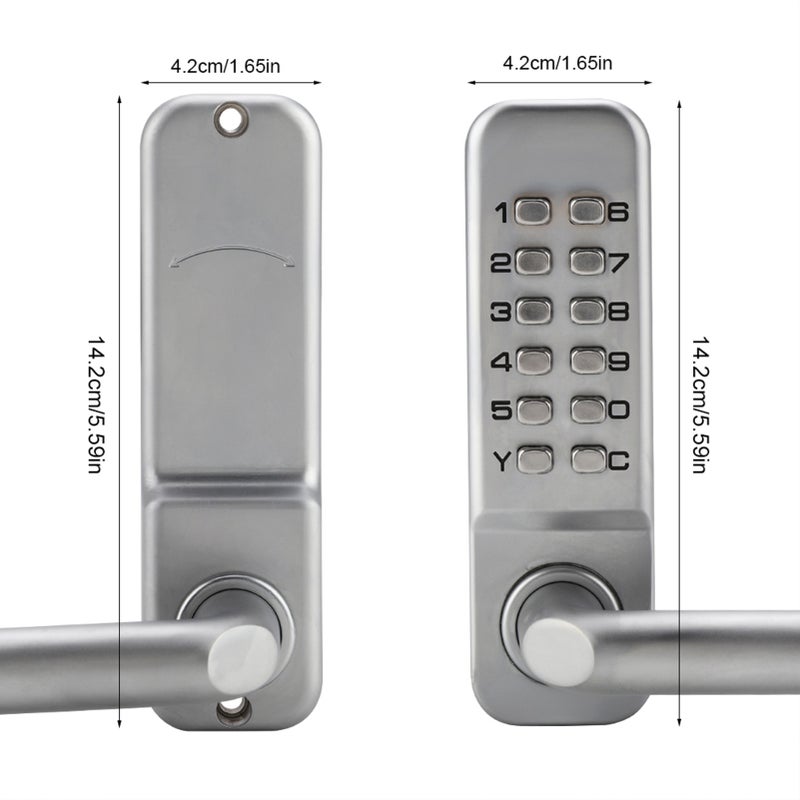 1 - 11 Digit Code Combination Cam Door Zinc Alloy Convenient Password Security Coded Lock - Image 4
