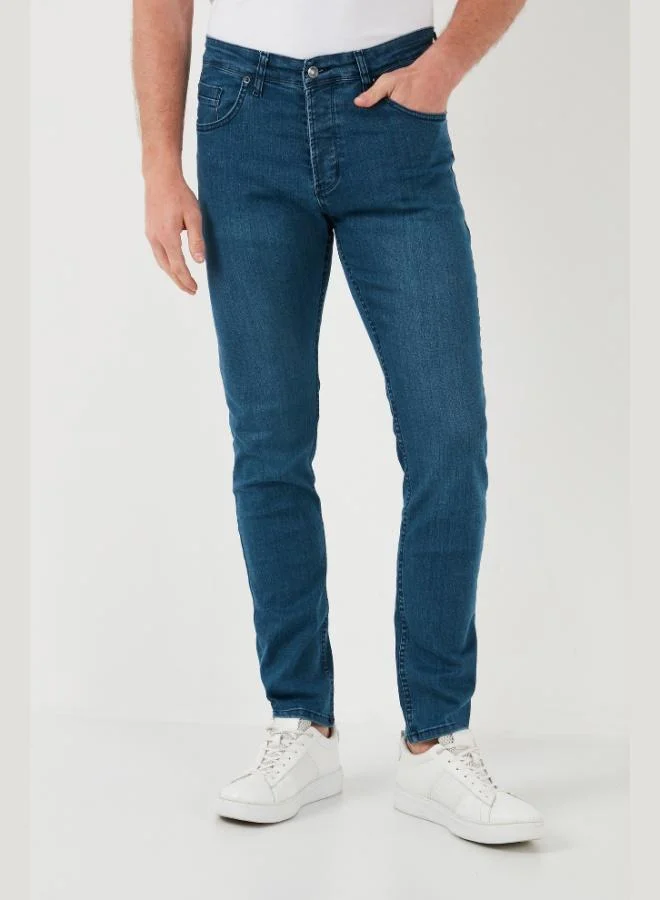 Buratti  Buratti Cotton High Waist Slim Fit Jeans Men's JEANS 6440305 for Men | Best Price UAE