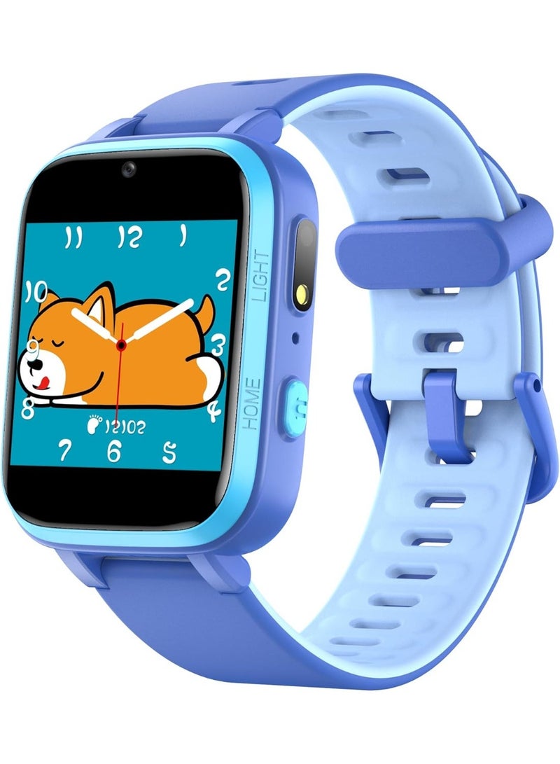 ZONEY Kids Camera Smartwatch, Game Watch Toy with Music Player, Kids Video Smart Watch with 16 Games, Flashlight,Alarm Clock,Pedometer, Birthday Gift for Boys Girls (Blue) - Image 1