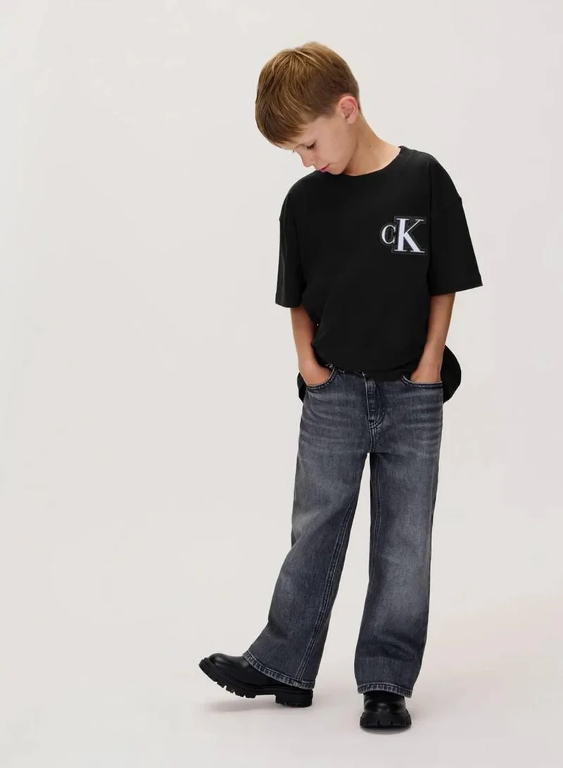 Calvin Klein Jeans Ck Black Calvin Klein Jeans Logo T-Shirt for Men | Best Price UAE