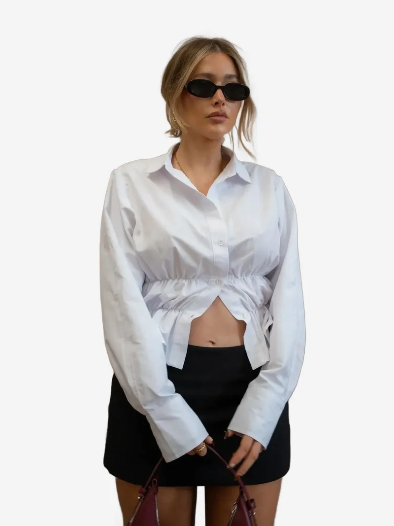 HICCUP Valletta White Button Shirt