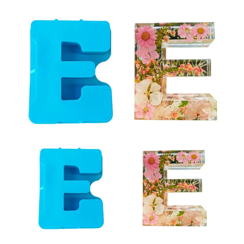 Uppercase And Lowercase 26 English Letters Silicone Mold Diy Resin Ornament Single Letter Mold Cake Mold - Image 5