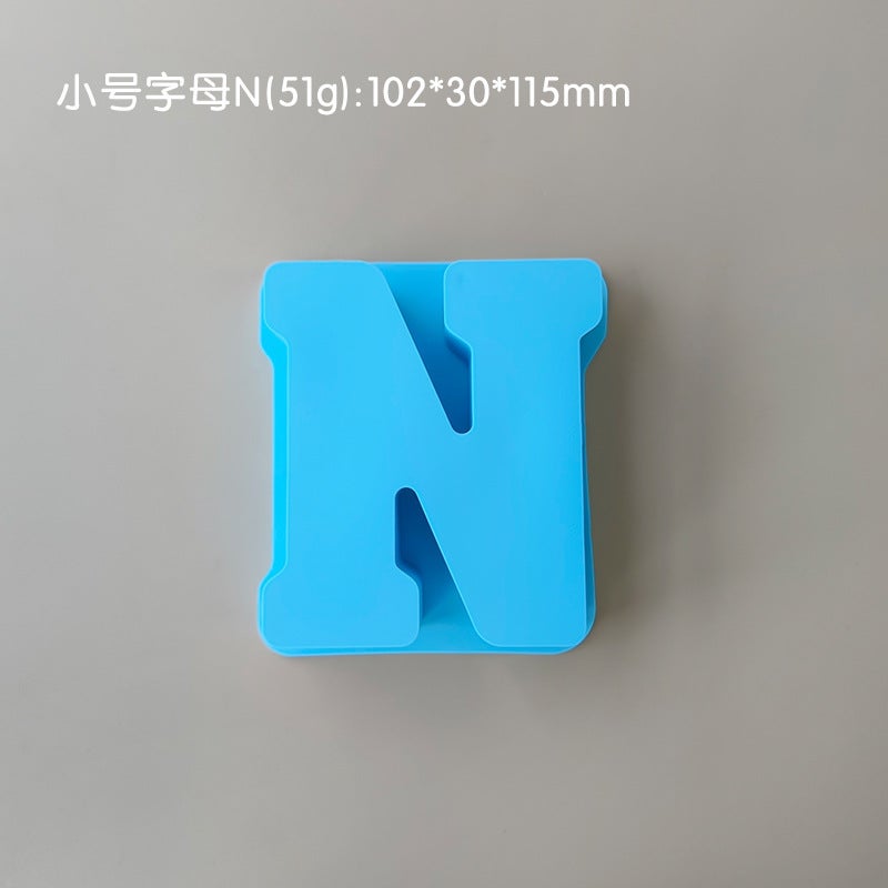Uppercase And Lowercase 26 English Letters Silicone Mold Diy Resin Ornament Single Letter Mold Cake Mold - Image 1